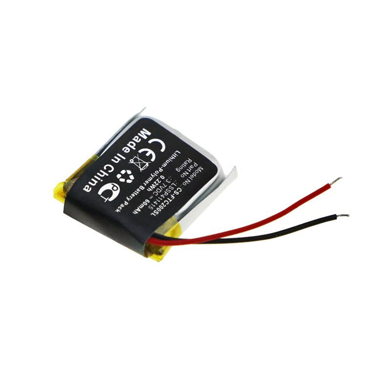 Li-Polymer Battery fits Fitbit, Charge 2 3.7V, 60mAh Smartwatch Cameron Sino Technology Limited