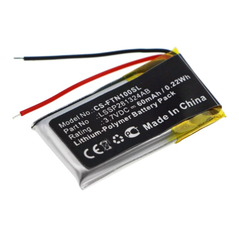 Li-Polymer Battery fits Fitbit, One 3.7V, 60mAh Smartwatch Cameron Sino Technology Limited