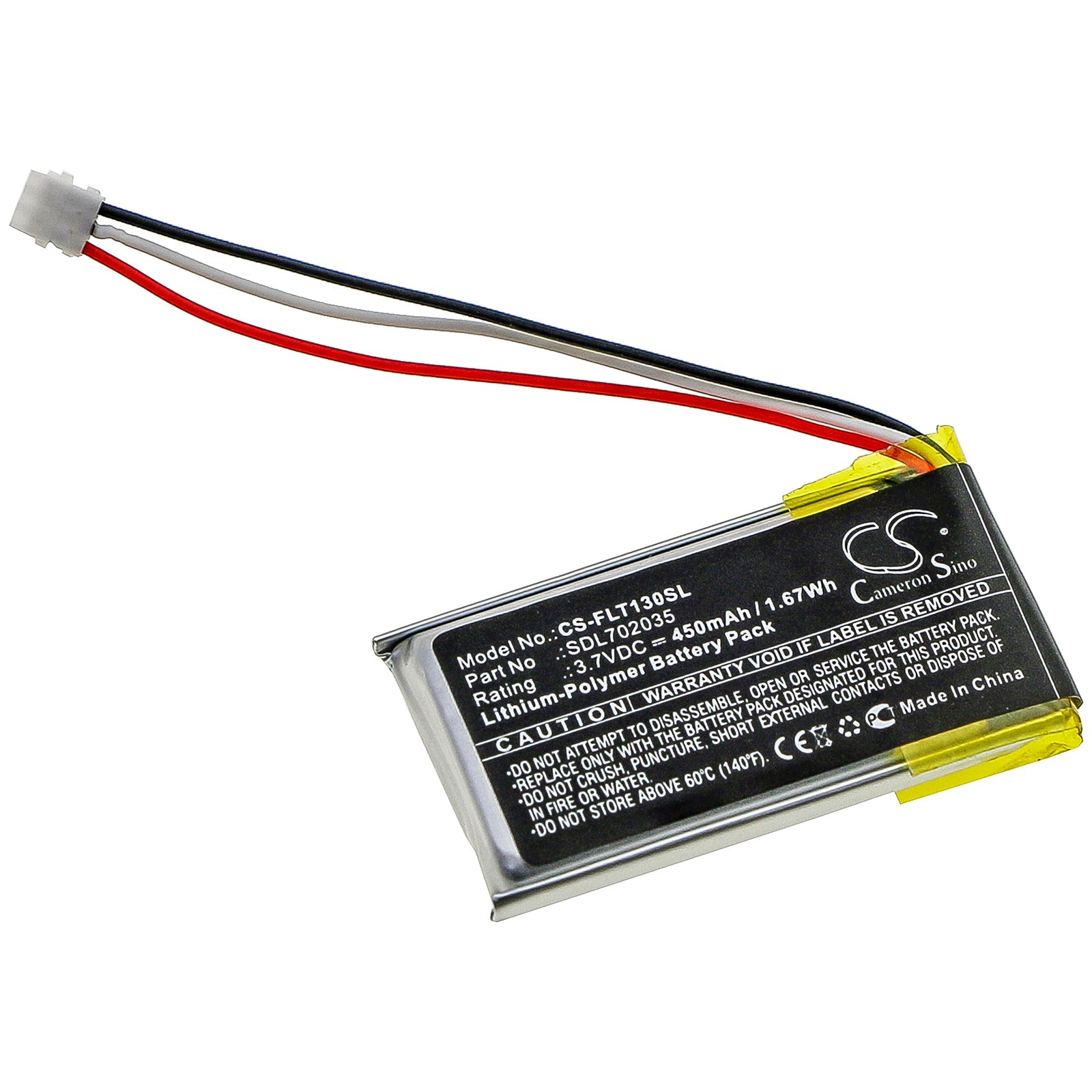 Li-Polymer Battery fits Flir, One Pro 3.7V, 450mAh Thermal Camera Cameron Sino Technology Limited