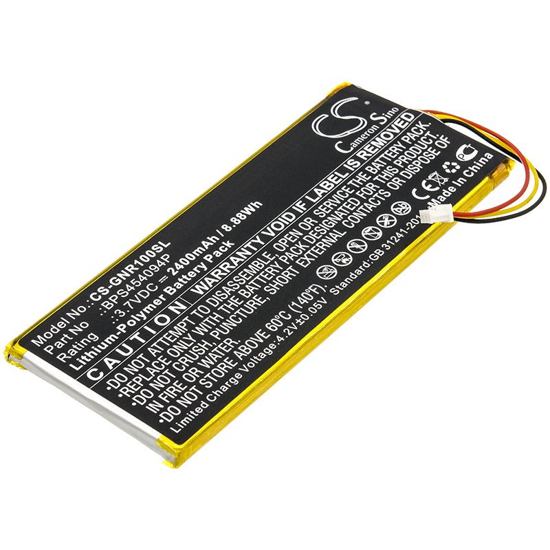 Li-Polymer Battery fits Geneva, Worldradio 3.7V, 2400mAh DAB Digital Cameron Sino Technology Limited