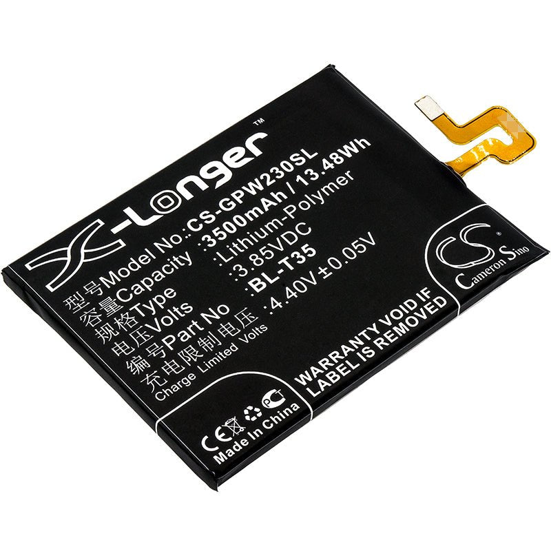 Li-polymer Battery Fits Google, G011c, Pixel 2 Xl 2018 3.85v, 3500mah Mobile & SmartPhone Cameron Sino Technology Limited