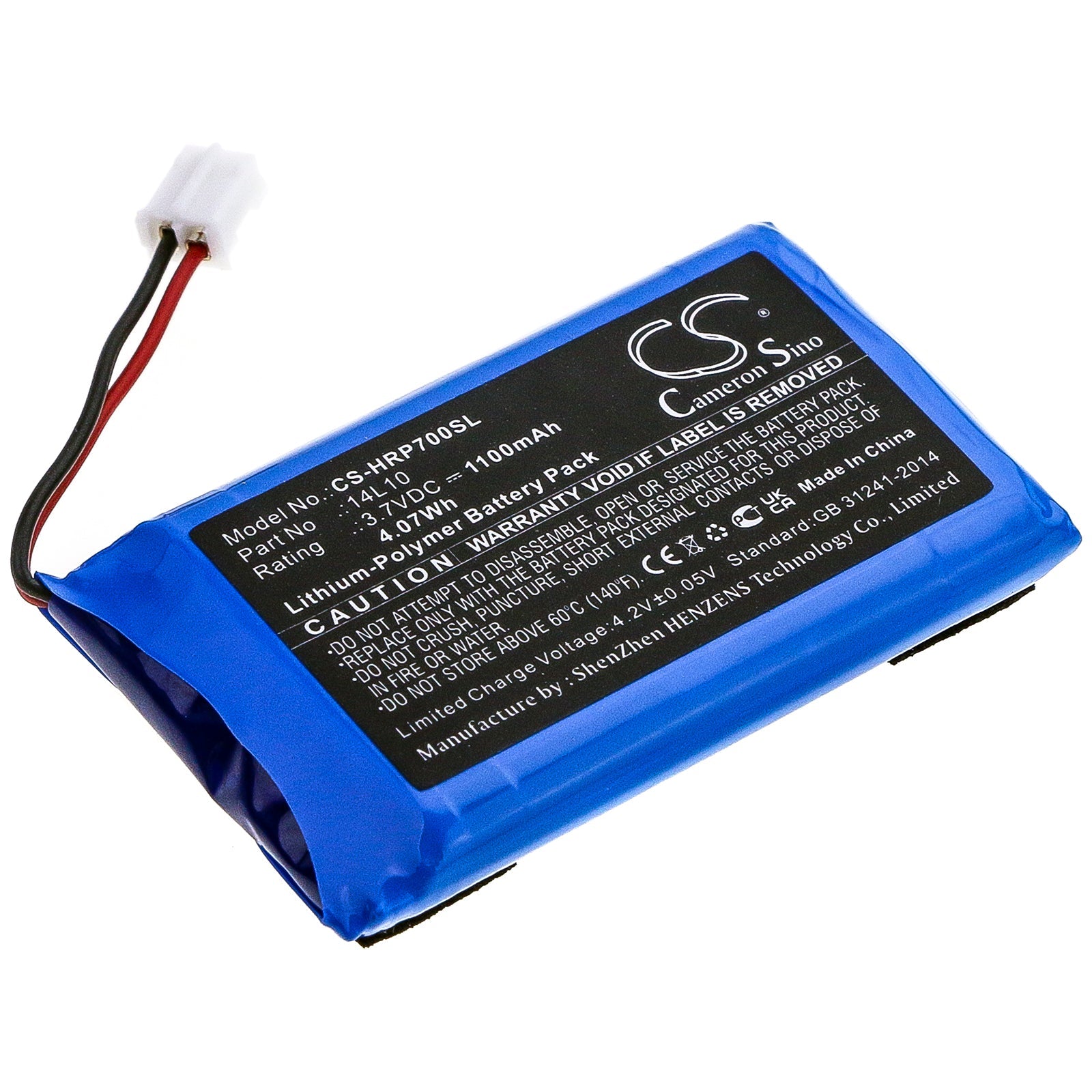 Li-Polymer Battery fits Hairmax, Pr7-v01, Prima 7, Prima 9 3.7V, 1100mAh Personal Care Cameron Sino Technology Limited