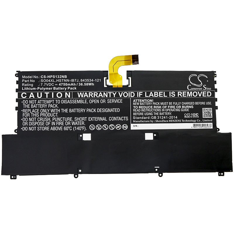 Li-Polymer Battery fits Hp, 843534-121, 843534-1c1, 844199-855, Hstnn-ib7j, S004xl, So04038xl, So04xl, Tpn-c127, 2 Difference Co Notebook & Laptop Cameron Sino Technology Limited