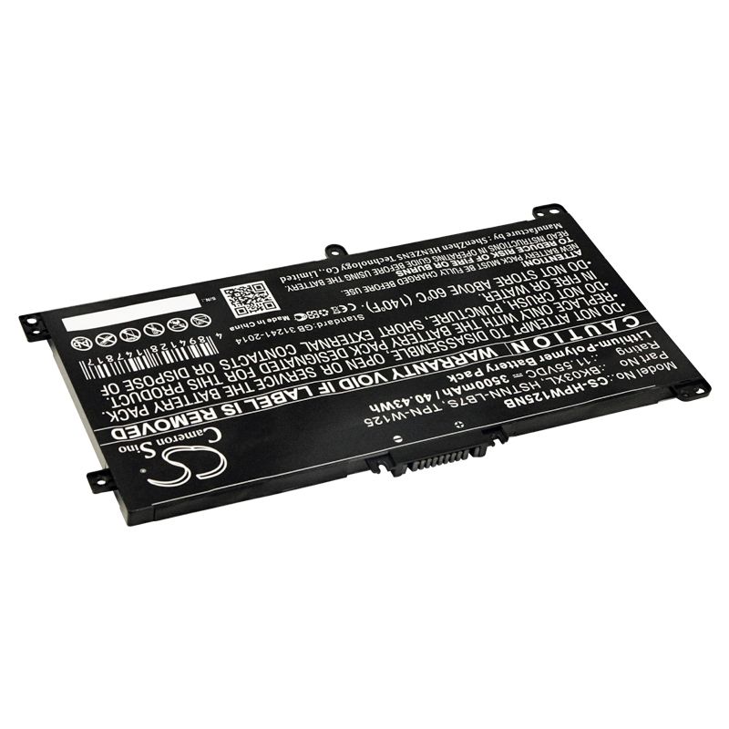 Li-polymer Battery Fits Hp, Pavilion X360 14-ba000, Pavilion X360 14-ba000nf 11.55v, 3500mah Notebook & Laptop Cameron Sino Technology Limited