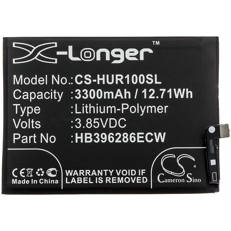 Li-Polymer Battery fits Huawei, Enjoy 9s, Honor 10 Lite 3.85V, 3300mAh Mobile & SmartPhone Cameron Sino Technology Limited