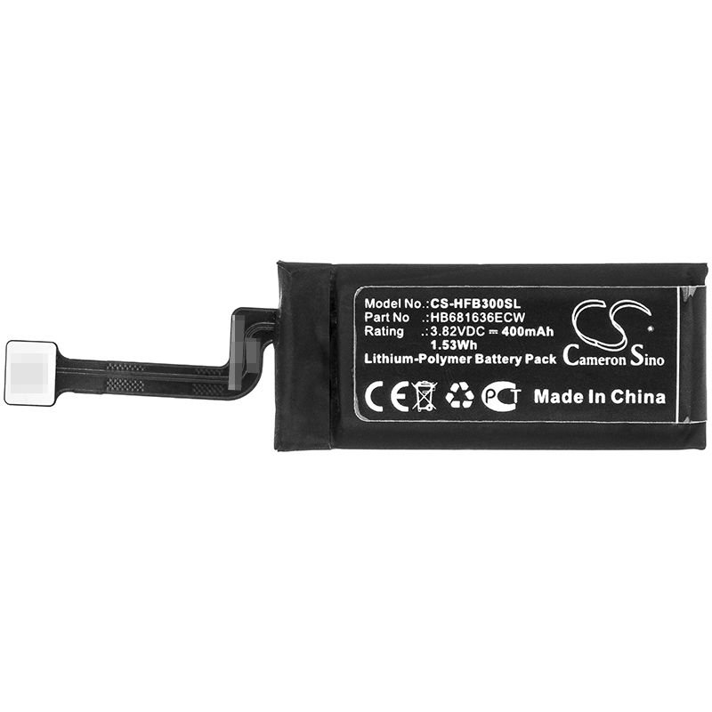 Li-Polymer Battery fits Huawei, Freebuds 3 3.82V, 400mAh Wireless Headset Cameron Sino Technology Limited