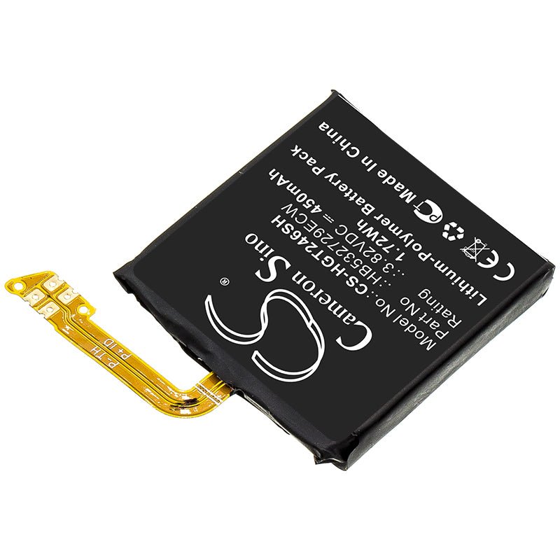 Li-Polymer Battery fits Huawei, Hb532729ecw 3.82V, 450mAh Smartwatch Cameron Sino Technology Limited