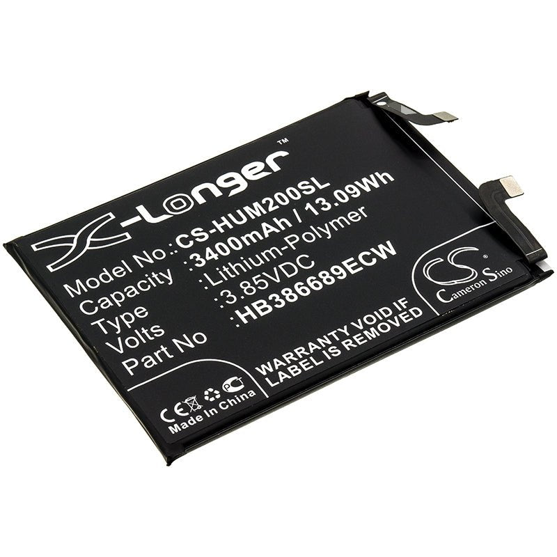 Li - Polymer Battery fits Huawei, Honor Magic 2 3.85V, 3400mAh - Batterybuyer.ca