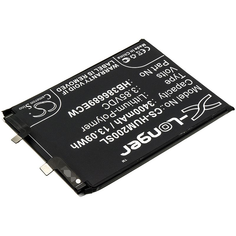 Li - Polymer Battery fits Huawei, Honor Magic 2 3.85V, 3400mAh - Batterybuyer.ca