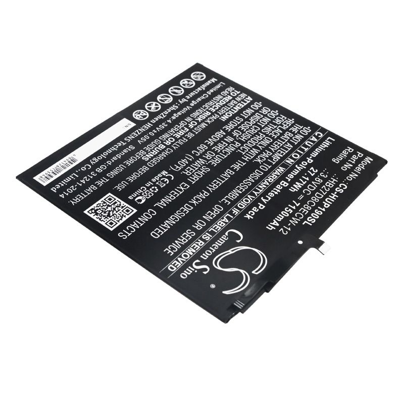 Li-Polymer Battery fits Huawei, Matepad Pro, Mrx-al09 3.8V, 7150mAh Tablet Cameron Sino Technology Limited