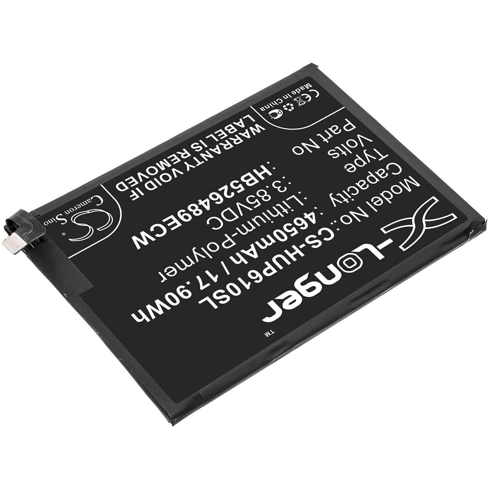 Li - Polymer Battery fits Huawei, Med - l29, Med - l29n 3.85V, 4650mAh - Batterybuyer.ca