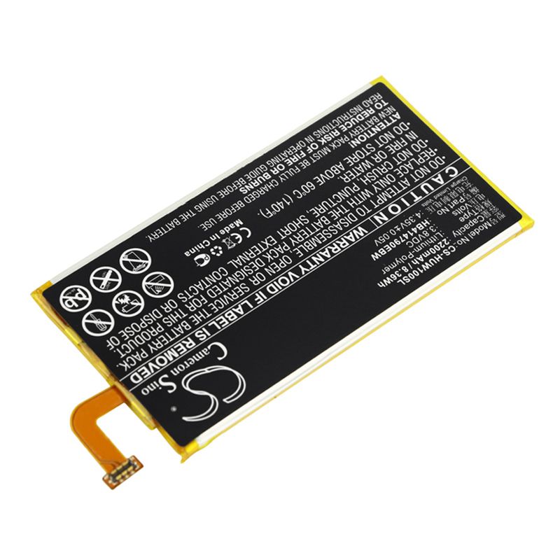 Li-Polymer Battery fits Huawei, Speed Wi-fi Next W01, Speed Wi-fi Next W02 3.8V, 2200mAh Hotspot Cameron Sino Technology Limited