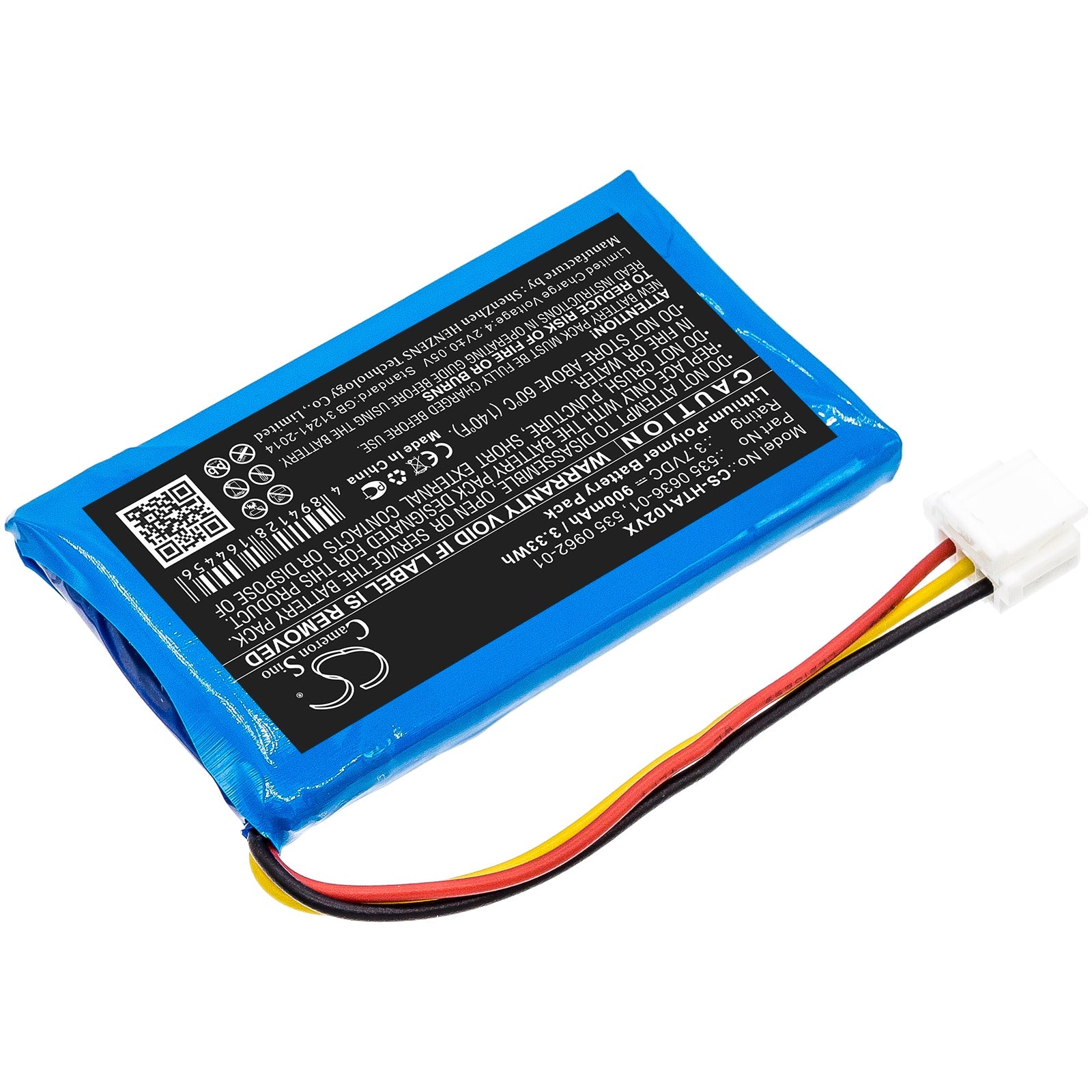 Li-Polymer Battery fits Husqvarna, Gsm-gps, Modul-b 3.7V, 900mAh Lawn Mowers Cameron Sino Technology Limited