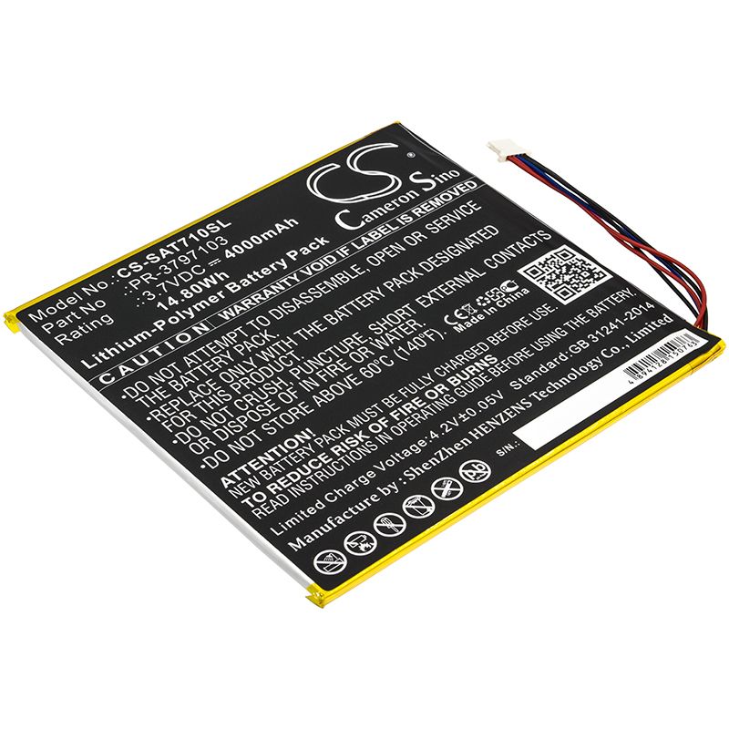 Li-Polymer Battery fits Insignia, Flex Ns, 3.7V, 4000mAh Computer Cameron Sino Technology Limited