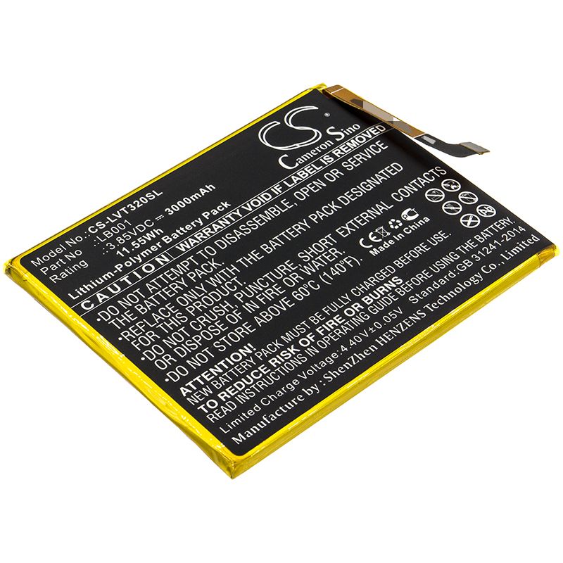 Li-Polymer Battery fits Lenovo, K320t, Paby0001cn 3.85V, 3000mAh Mobile & SmartPhone Cameron Sino Technology Limited