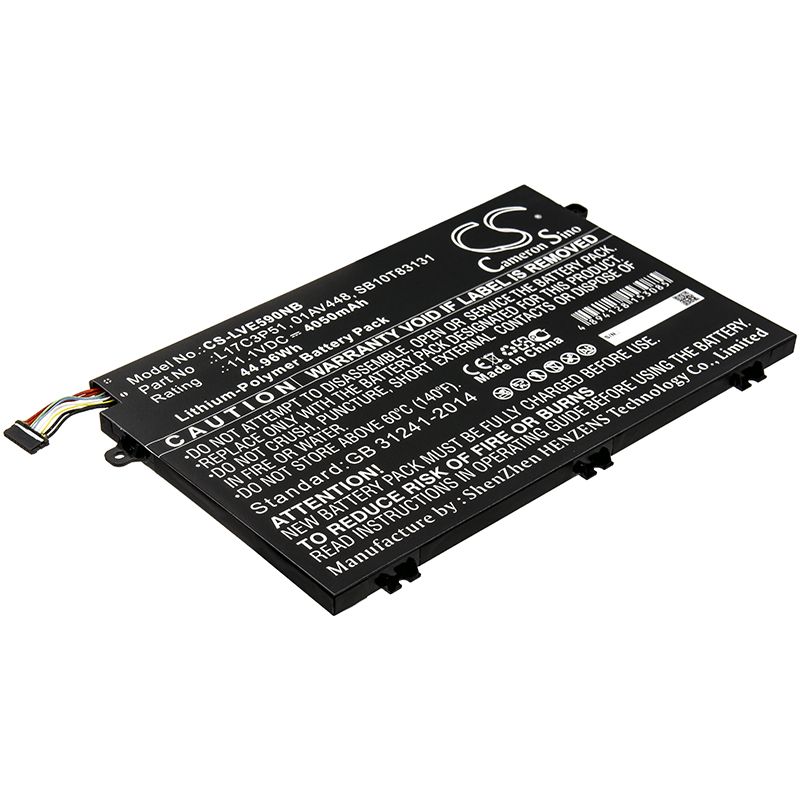 Li-Polymer Battery fits Lenovo, Thinkpad E14, Thinkpad E15 11.1V, 4050mAh Notebook & Laptop Cameron Sino Technology Limited