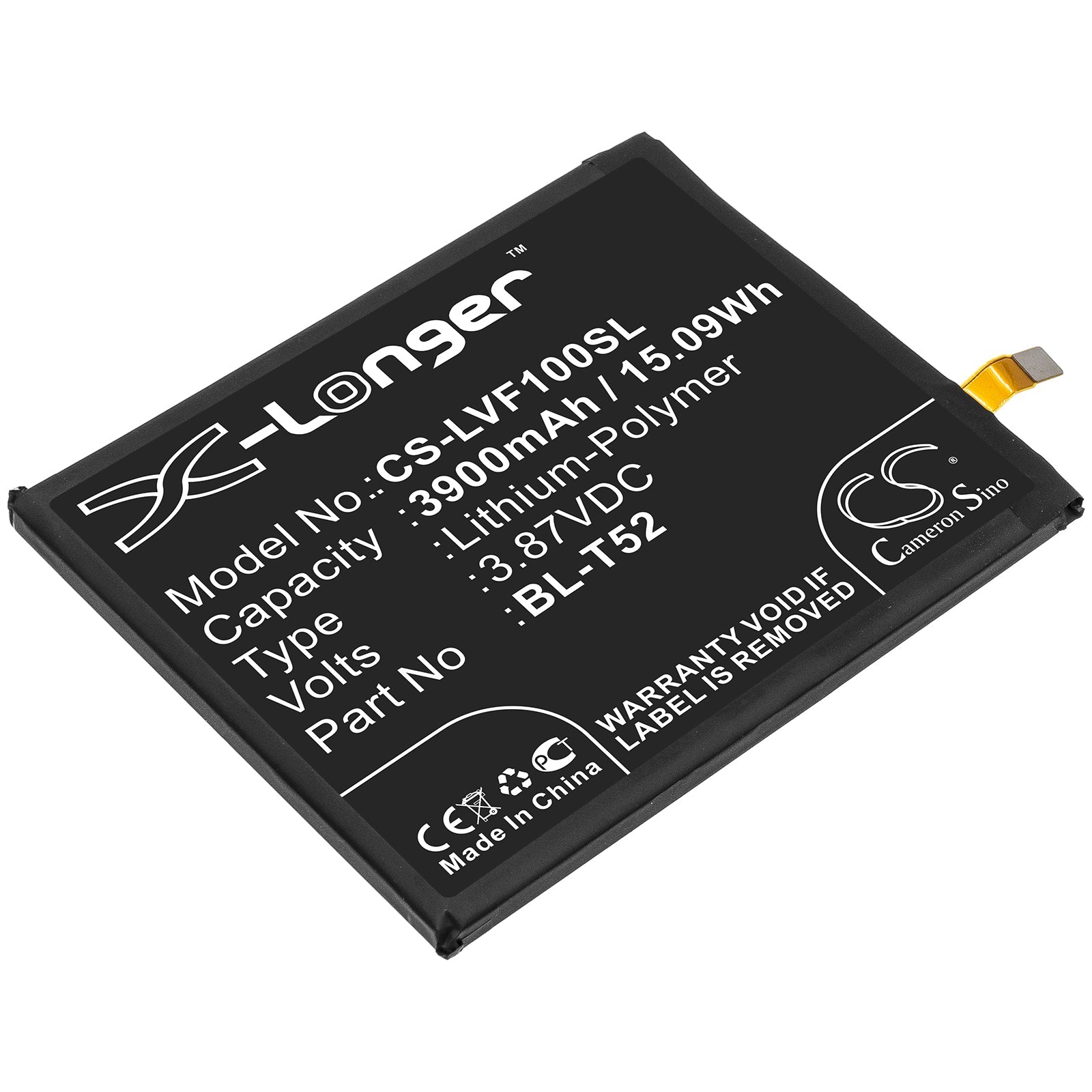 Li - Polymer Battery fits Lg, Bl - t52 3.87V, 3900mAh - Batterybuyer.ca