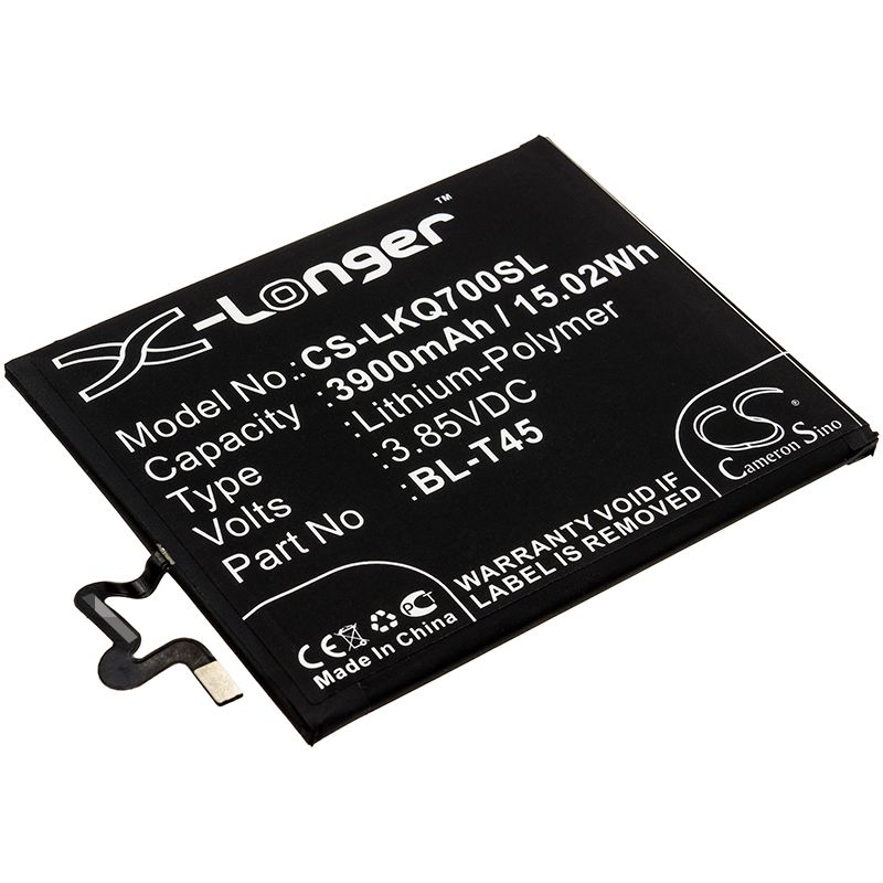 Li-polymer Battery Fits Lg, Lm-q730n, Q70 3.85v, 3900mah Mobile & SmartPhone Cameron Sino Technology Limited