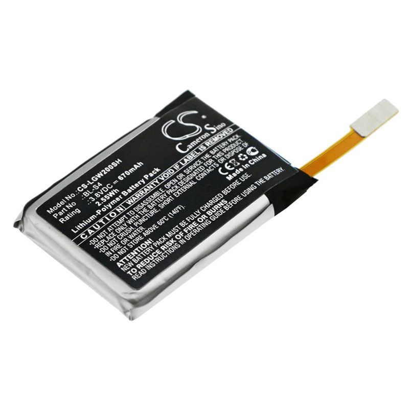 Li-Polymer Battery fits Lg, W200, Watch Urbane Lte 3.8V, 670mAh Smartwatch Cameron Sino Technology Limited