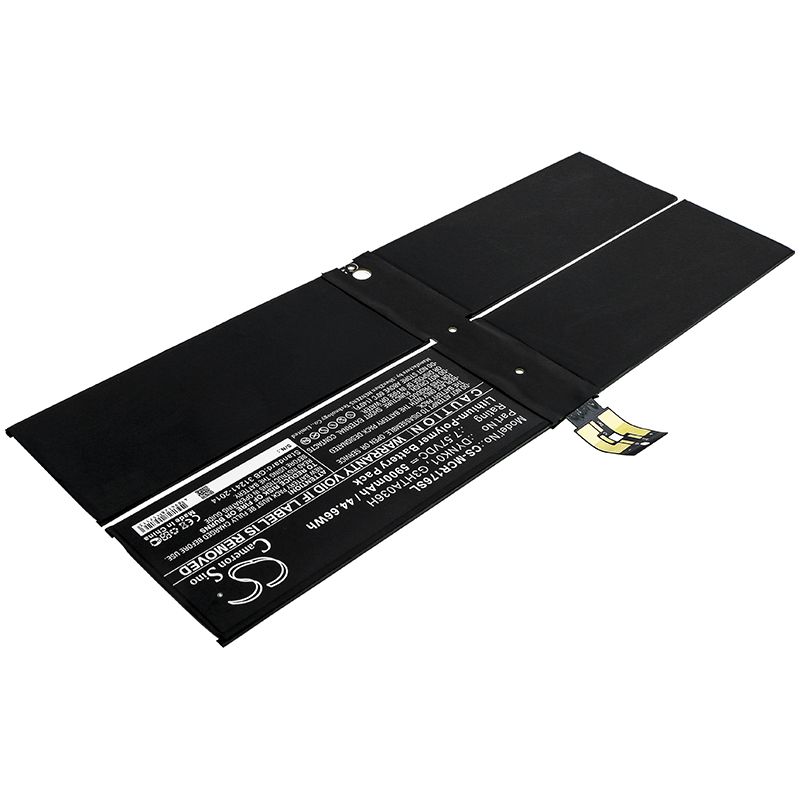 Li-Polymer Battery fits Microsoft, Surface 1769, Surface 1782 7.57V, 5900mAh Tablet Cameron Sino Technology Limited