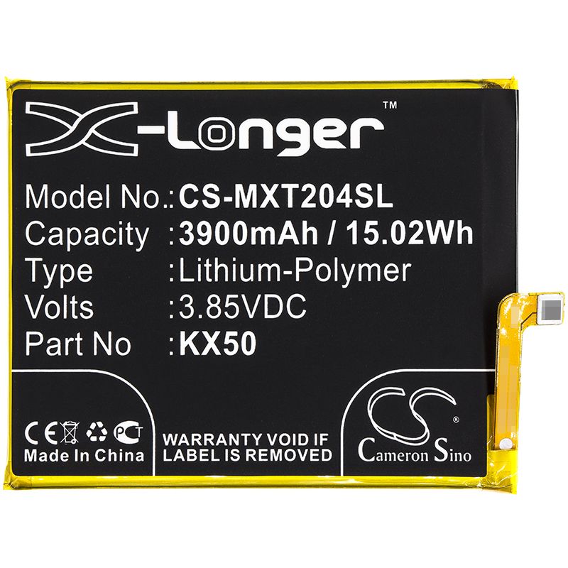 Li-Polymer Battery fits Motorola, G Stylus 2020, Moto G Pro 3.85V, 3900mAh Mobile & SmartPhone Cameron Sino Technology Limited