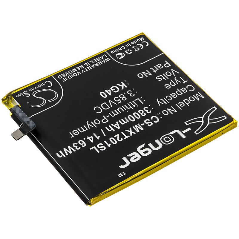 Li-Polymer Battery fits Motorola, G8 Play, Moto One Macro 3.85V, 3800mAh Mobile & SmartPhone Cameron Sino Technology Limited