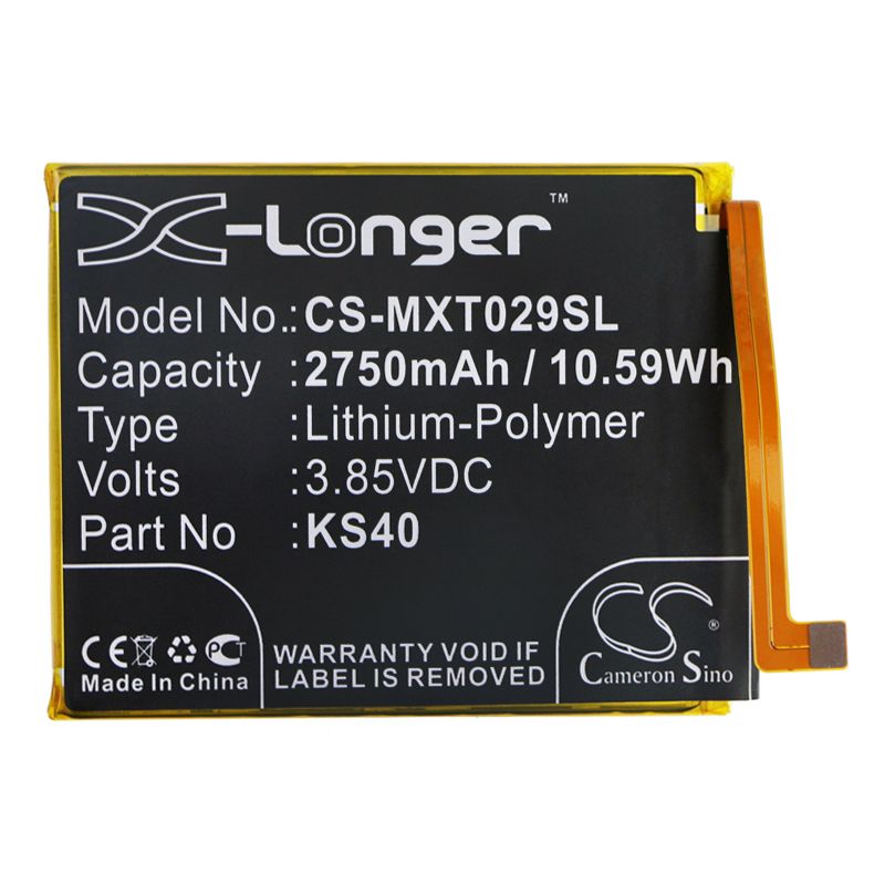 Li-Polymer Battery fits Motorola, Moto E6 Play, Xt2029-1 3.85V, 2750mAh Mobile & SmartPhone Cameron Sino Technology Limited