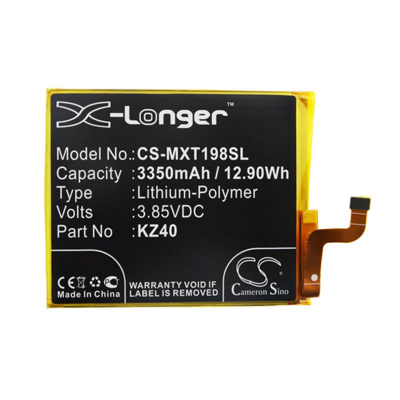 Li-Polymer Battery fits Motorola, Moto Z4, Xt1980-3 3.85V, 3350mAh Mobile & SmartPhone Cameron Sino Technology Limited