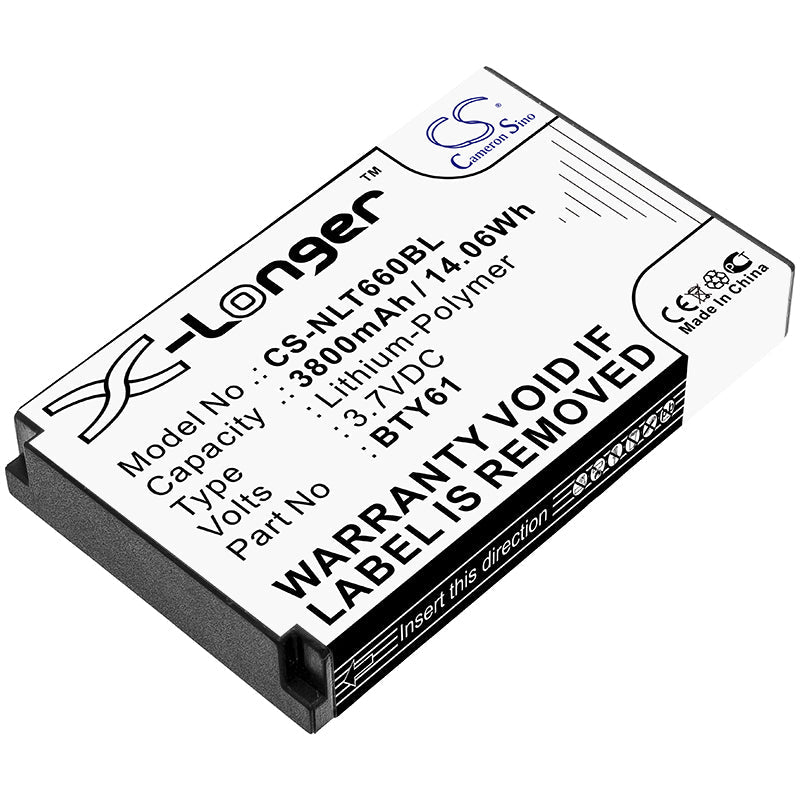 Li-Polymer Battery fits Newland, Bty61 3.7V, 3800mAh Business Cameron Sino Technology Limited