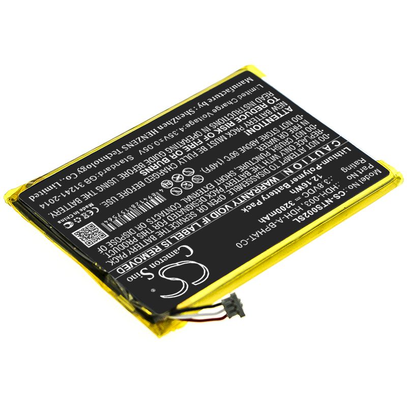 Li-Polymer Battery fits Nintendo, Hdh-001, Hdh-002 3.8V, 3200mAh Game Console Cameron Sino Technology Limited