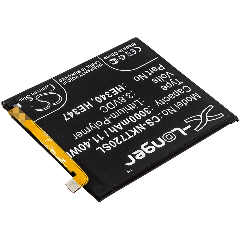 Li - Polymer Battery fits Nokia, 7.1, Ta - 1041 3.8V, 3000mAh - Batterybuyer.ca