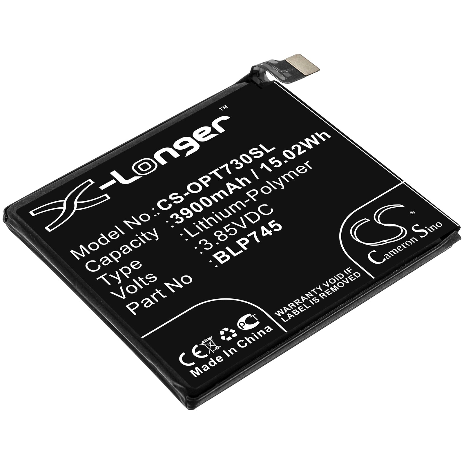 Li - Polymer Battery fits Oneplus, 7t Pro, 7t Pro 5g 3.85V, 3900mAh - Batterybuyer.ca