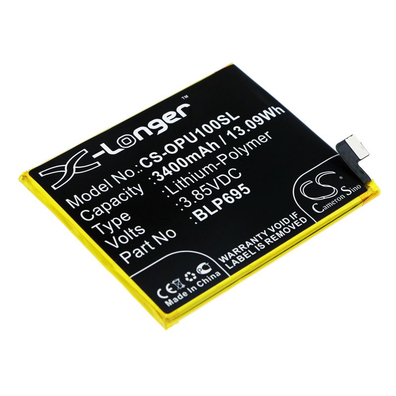 Li - Polymer Battery fits Oppo, R1833, Realme U1 3.85V, 3400mAh - Batterybuyer.ca