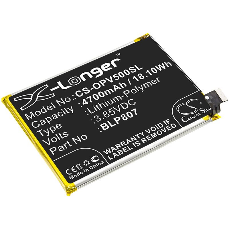 Li - Polymer Battery fits Oppo, Realme V5 3.85V, 4700mAh - Batterybuyer.ca