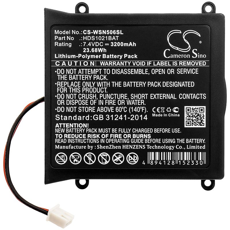 Li-Polymer Battery fits Owon, Hds1021m, Hds-n Oscilloscope 7.4V, 3200mAh Equipment & Survey & Test Cameron Sino Technology Limited