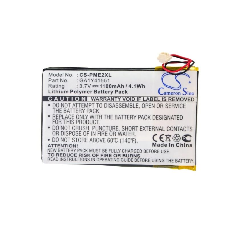 Li-polymer Battery Fits Palm, Tungsten E2 3.7v, 1100mah PDA & Pocket PC Cameron Sino Technology Limited