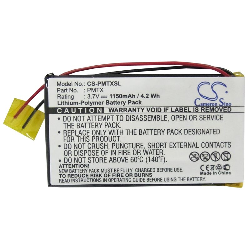 Li-Polymer Battery fits Palm, Tungsten Tx 3.7V, 1150mAh PDA & Pocket PC Cameron Sino Technology Limited