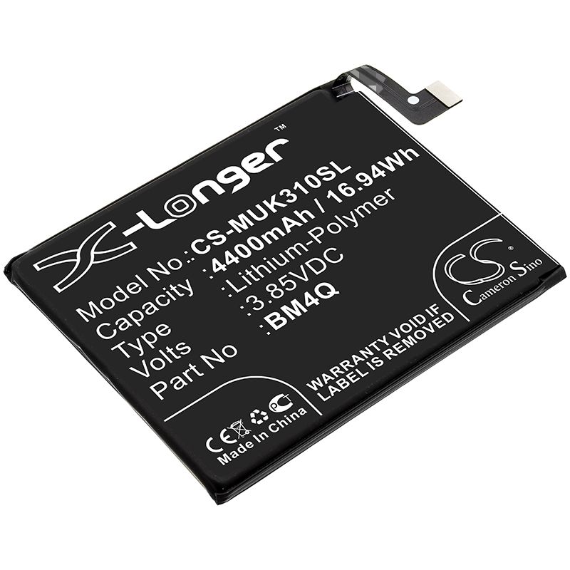 Li - Polymer Battery fits Pocophone, Poco F2 Pro 5g, Xiaomi 3.85V, 4400mAh - Batterybuyer.ca