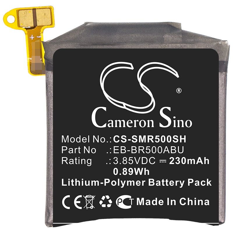 Li-Polymer Battery fits Samsung, Eb-br500abu, Gh43-04922a 3.85V, 230mAh Smartwatch Cameron Sino Technology Limited