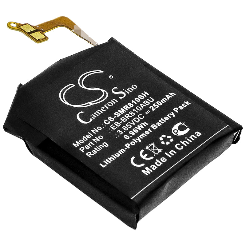 Li-Polymer Battery fits Samsung, Eb-br810abu, Gh43-04857a 3.85V, 250mAh Smartwatch Cameron Sino Technology Limited