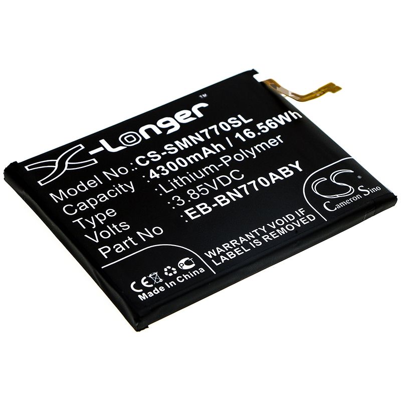 Li - Polymer Battery fits Samsung, Galaxy Note 10 Lite, Sm - n770f/ds 3.85V, 4300mAh - Batterybuyer.ca