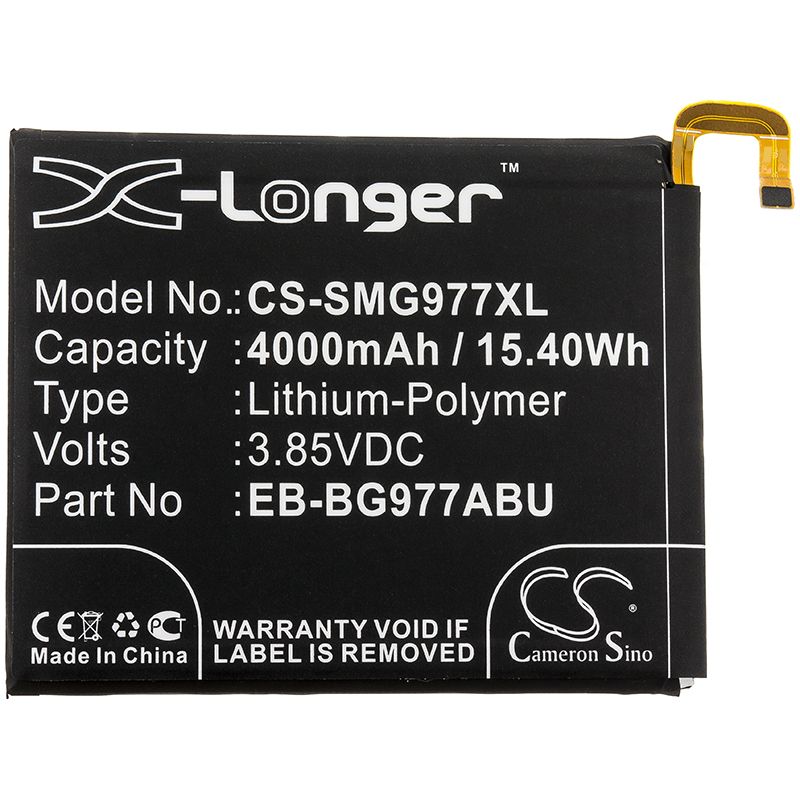 Li-Polymer Battery fits Samsung, Galaxy S10 5g, Sm-g977 3.85V, 4000mAh Mobile & SmartPhone Cameron Sino Technology Limited
