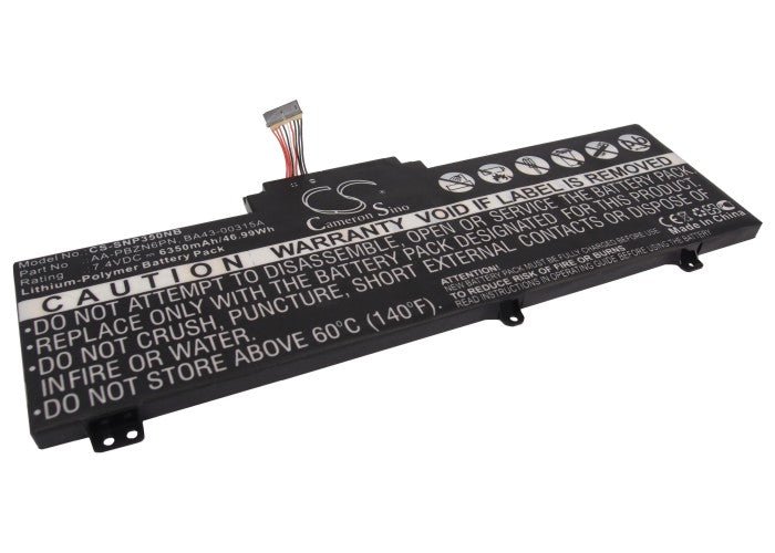 Li-Polymer Battery fits Samsung, Np350u2a, Np350u2b 7.4V, 6350mAh Notebook & Laptop Cameron Sino Technology Limited