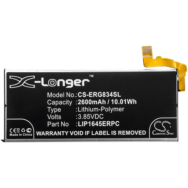 Li-Polymer Battery fits Sony, 701so, G8341 3.85V, 2600mAh Mobile & SmartPhone Cameron Sino Technology Limited