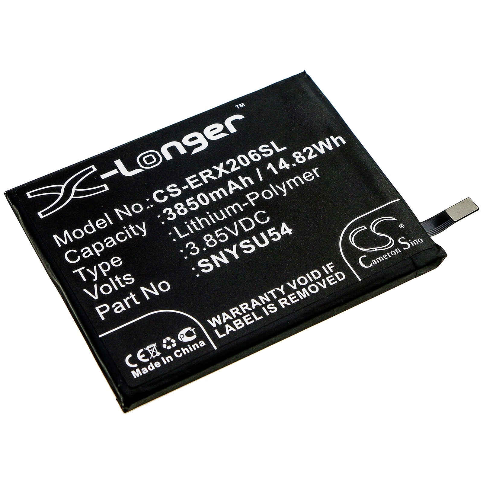 Li - Polymer Battery fits Sony, A002so, Pdx - 203, Pdx - 206 3.85V, 3850mAh - Batterybuyer.ca