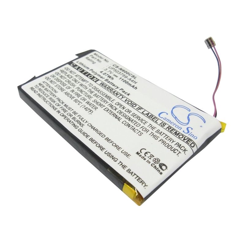 Li-Polymer Battery fits Sony, Clie Peg-n600c, Clie Peg-n610, Clie Peg-n610c 3.7V, 1100mAh PDA & Pocket PC Cameron Sino Technology Limited