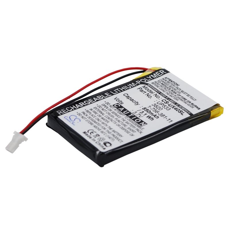 Li-Polymer Battery fits Sony, Clie Peg-ux40, Clie Peg-ux50 3.7V, 850mAh PDA & Pocket PC Cameron Sino Technology Limited