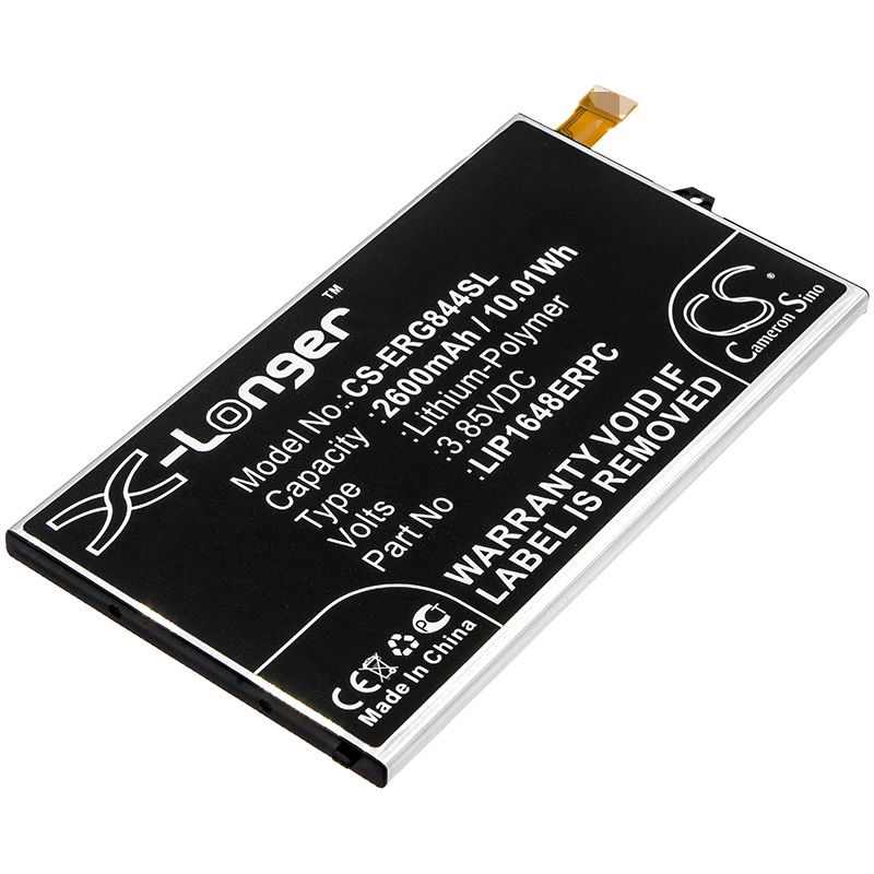 Li-Polymer Battery fits Sony, G8441, Lilac 3.85V, 2600mAh Communications Cameron Sino Technology Limited (Suspended)