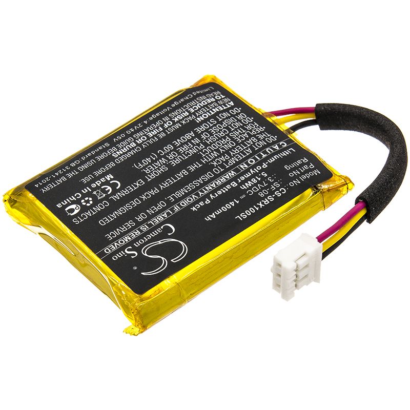 Li-Polymer Battery fits Sony, Srs-xb10, Srs-xb12 3.7V, 1400mAh Wireless Headset Cameron Sino Technology Limited