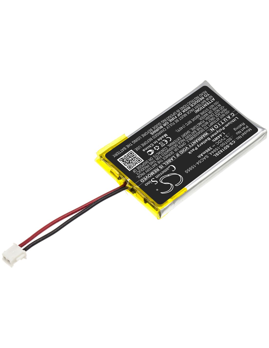 Li-Polymer Battery fits Sportdog, Sac54-15955, Sdt00-15944 3.7V, 390mAh Dog Collar Cameron Sino Technology Limited